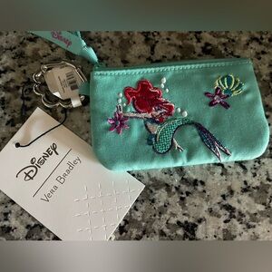 Vera Bradley Disney Ariel the little mermaid wallet card case